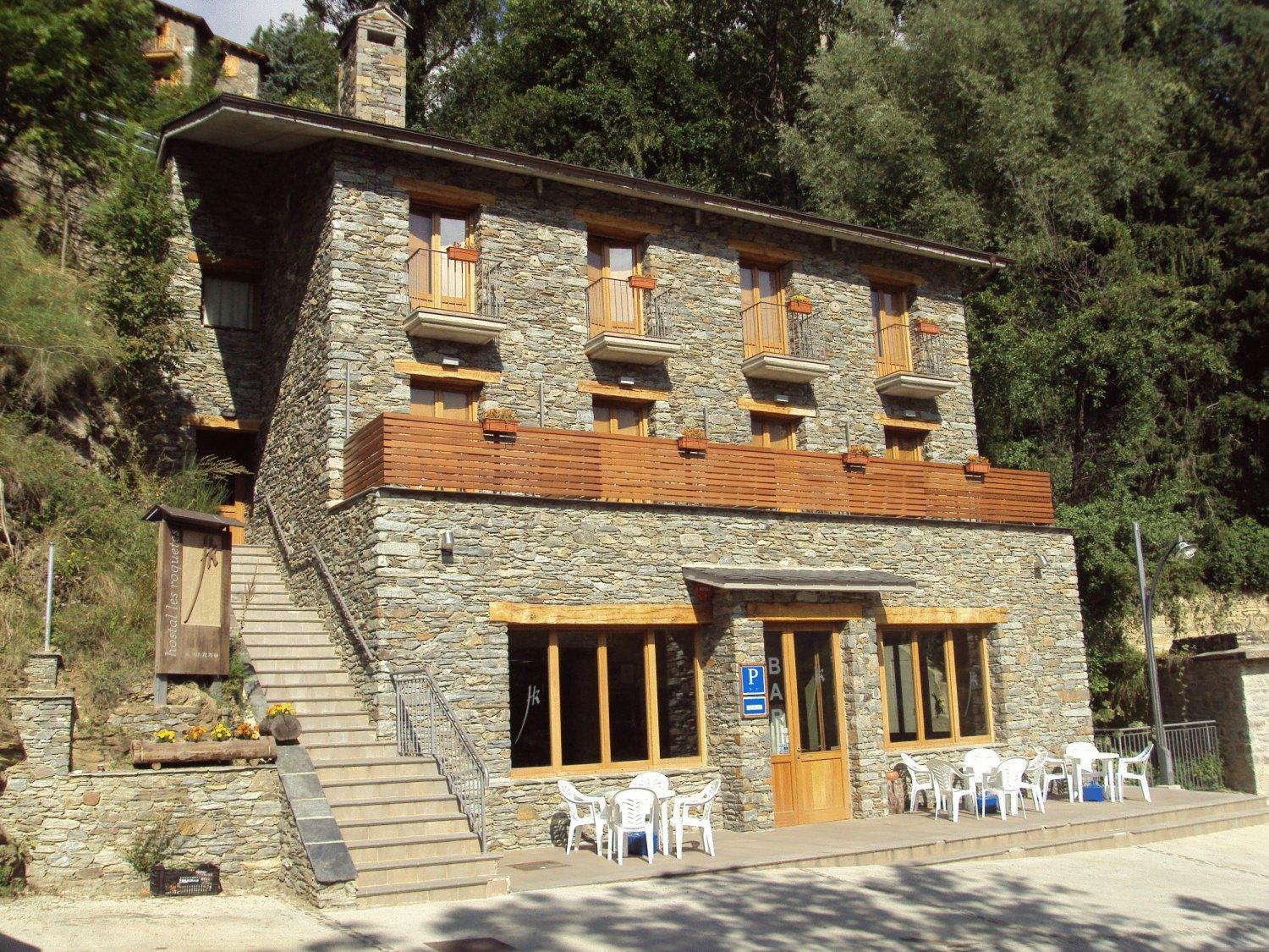 Hostal Les Roquetes Queralbs Exteriör bild